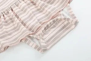 Baby Short Romper Snap Closure
